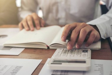 Hesap makinesi ile çalışmaya, Finans iş mesleki işadamı 