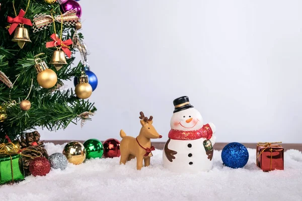 Navidad decoración de vacaciones o año nuevo con Santa Claus y sn — Foto de Stock