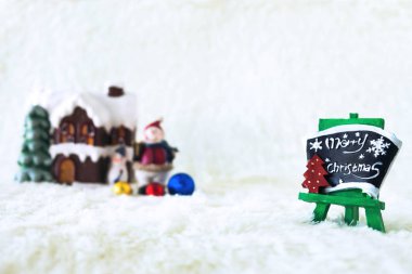 Noel dekorasyon tatil Noel Baba ve sno kardan adam