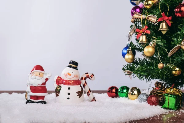 Рождественские украшения Праздник или Новый год с Санта-Клаусом и sn — стоковое фото