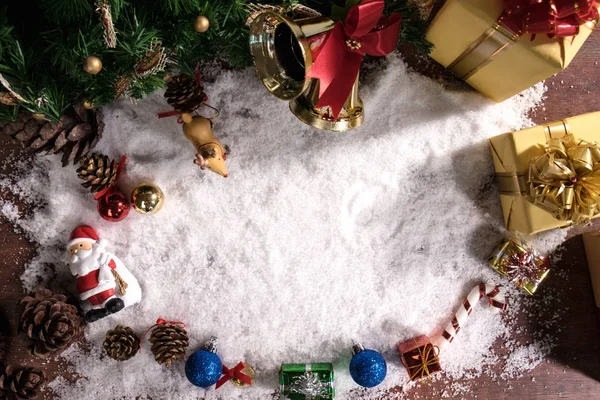 Décoration de Noël Vacances ou Nouvel An avec le Père Noël et sn — Photo