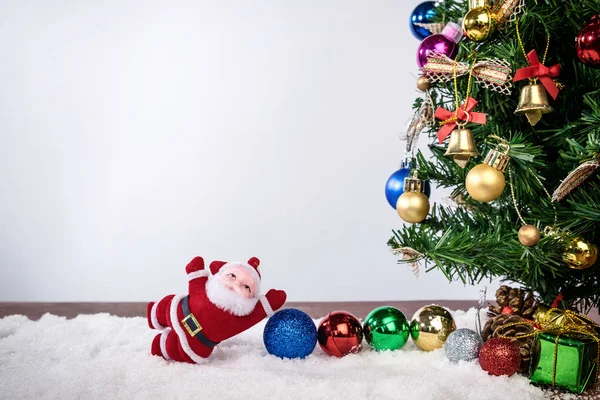Navidad decoración de vacaciones o año nuevo con Santa Claus y sn — Foto de Stock