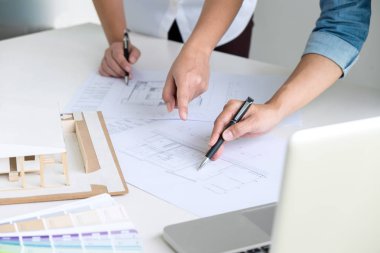 Plan, pa ile çalışma toplantı mühendisi çalıştığı mimar