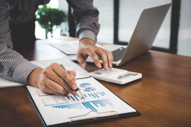 İş finansman muhasebe bankacılık kavramı, iş işadamı