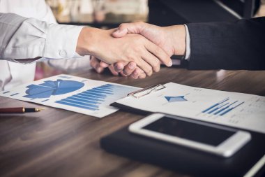 Toplantı ve tebrik kavramı, iki emin iş karşılıklı bir