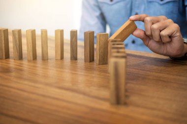 Risk ve strateji iş, iş adamı el gamb, yakın