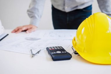 İşyeri araçlar için proje, mimar ya da çalışma öğeleri