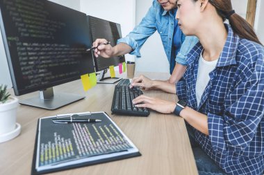 Kod yazma ve veri kodu teknolojisi yazma, İki profesyonel 