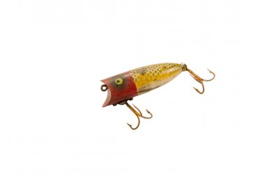 bass fishing top water lure clipart