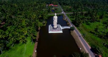 Peraliya Buda heykeli Tsunami Sri Lanka dron havadan görüntüleri