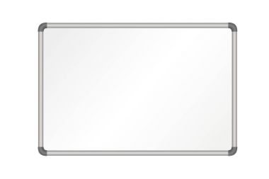 Vektör gerçekçi boş beyaz tahta illüstrasyon izole beyaz arka plan üzerinde