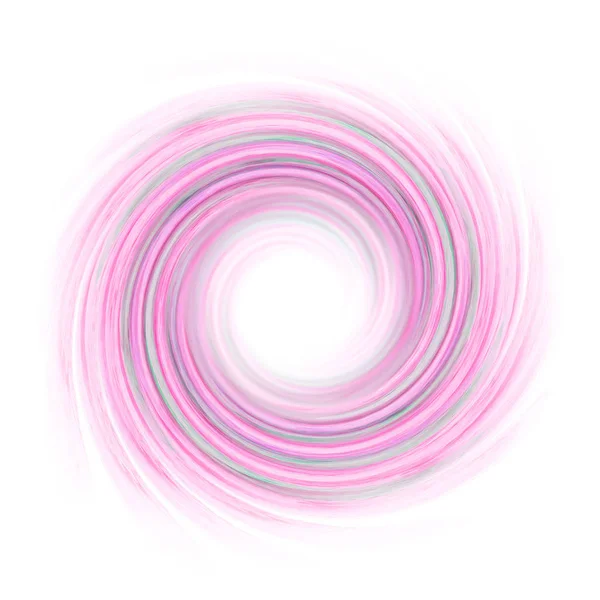 Abstraktní vlna s spirála růžové barvy na bílém podkladě použitelný jako textura nebo pozadí — Stock fotografie