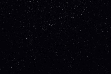 Gece yıldızlı gökyüzü yıldızlar ve gezegenler - vektör arka plan olarak uygun ile