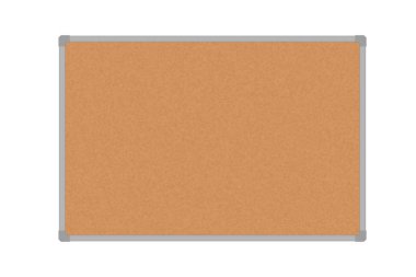 Bir cork yönetim kurulu alüminyum şasili vektör çizim