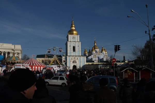 Stare centrum Kijowa — Zdjęcie stockowe