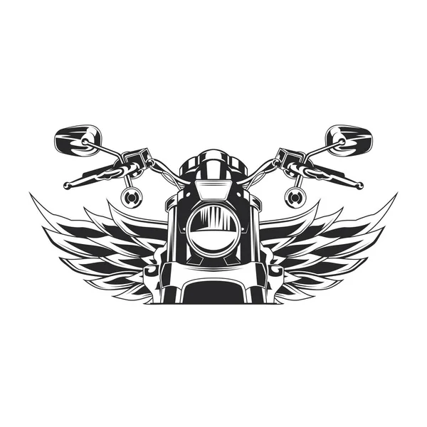 Sketch moto illustration — Stock vektor