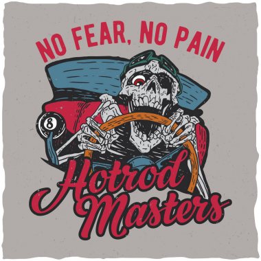 Zamanı masters t-shirt etiket tasarımı
