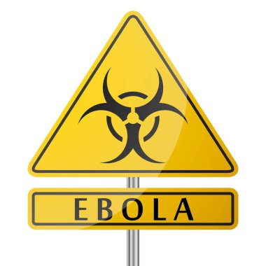 Ebola tehlike sarı Poster 