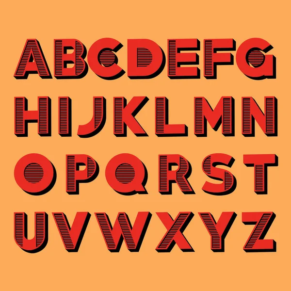 Kreatives Alphabet-Set — Stockvektor