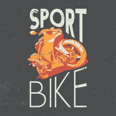 Motosiklet yaratıcı Poster