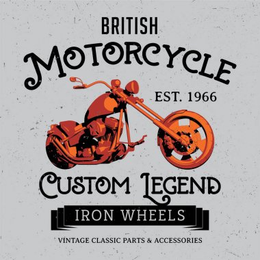 İngiliz motosiklet Poster