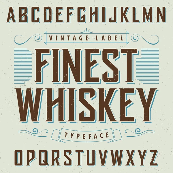 El mejor póster de whisky — Vector de stock