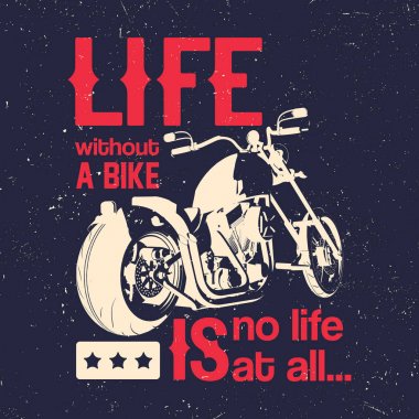 Motosiklet yaratıcı Poster 