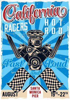 Hot Rod Vintage poster