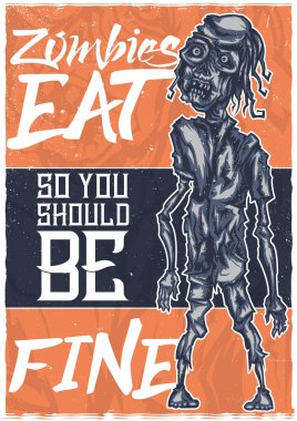 T-shirt veya poster tasarımı