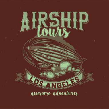 T-shirt veya poster tasarımı