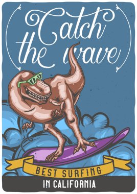 T-shirt veya poster tasarımı.