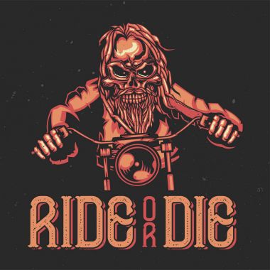 T-shirt veya poster tasarımı.