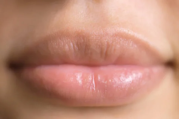 Natürliche Lippen — Stockfoto