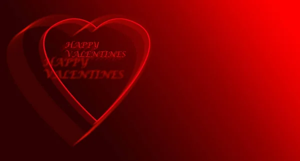 행복 한 Vilentines 카드 — 스톡 사진