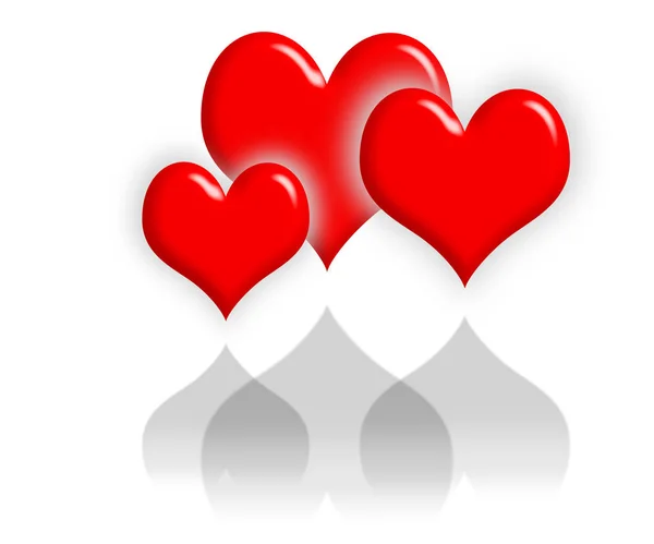 Hearts illustration — Stock Photo, Image