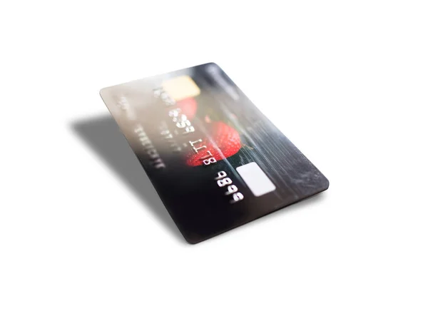 Kredi kartı yakın çekim — Stok fotoğraf