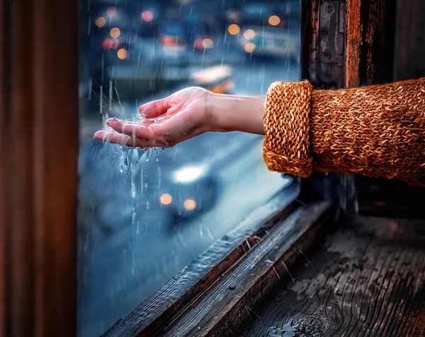 Дождливая погода — стоковое фото