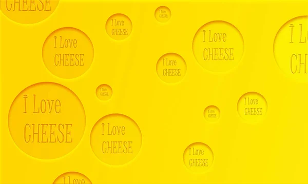 Fondo de queso Ilustración — Foto de Stock