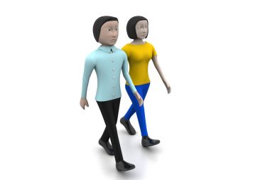 İki arkadaş beraber yürüyelim