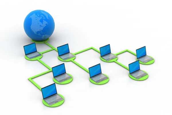 Global networking concept — Stock Photo, Image