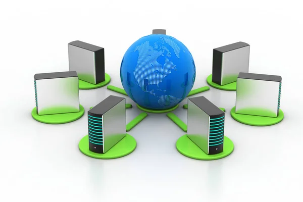 Global networking concept — Stock Photo, Image