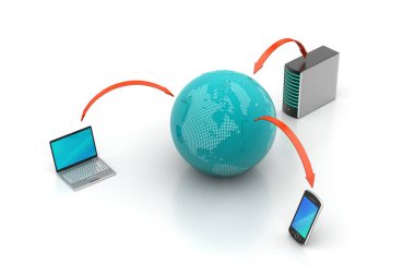 Dizüstü bilgisayar ağ daire