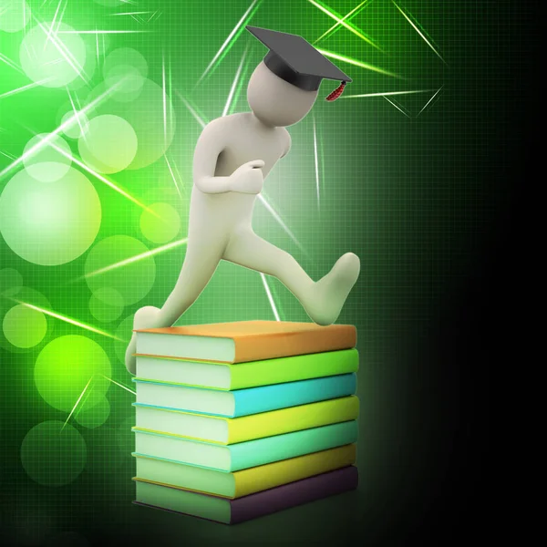 Estudiante con sombrero Saltando de alegría sosteniendo diploma . —  Fotos de Stock