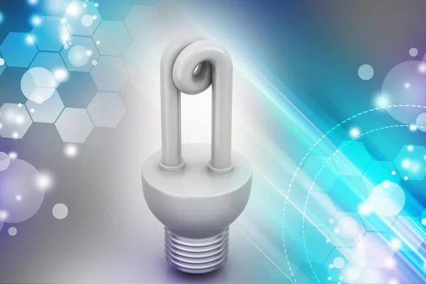 Energy Saving Fluorescent Light Bulb — Stock Photo, Image