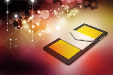 Tablet bilgisayar e-posta ile