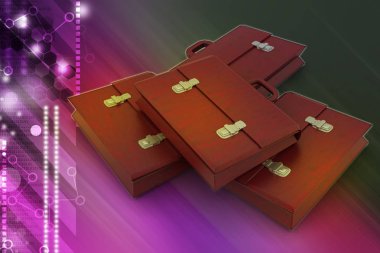 iş çantası 3D çizimi