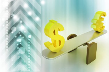 para Döviz Kuru 3D çizimi