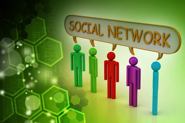 Redes Sociales Concepto Comunicación —  Fotos de Stock