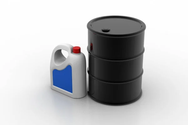 Πετρέλαιο Μπορεί Τύμπανο Πετρελαίου — Φωτογραφία Αρχείου