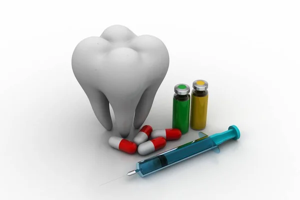 Darstellung Des Zahnmedizinischen Konzepts — Stockfoto